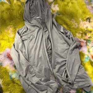 Zara Sport Gray Hooded Jacket